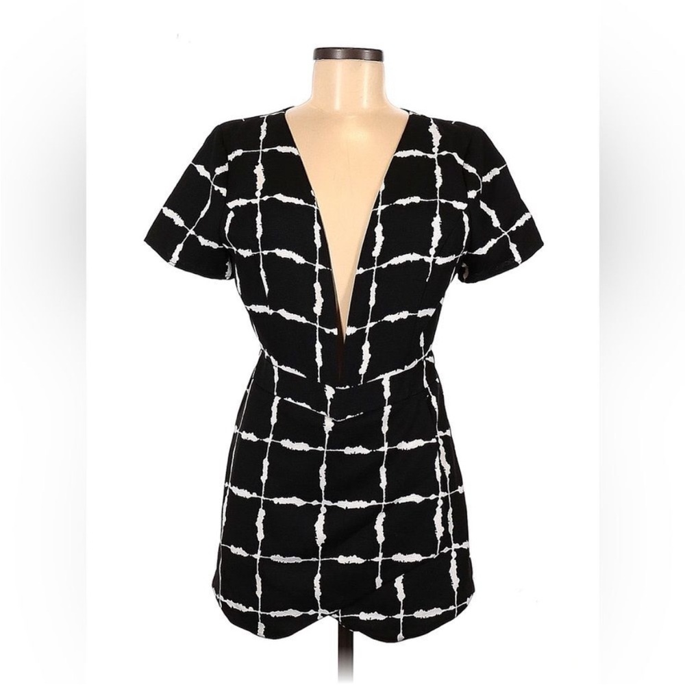 J.O.A. Black and White Romper, purchased from Nordstrom